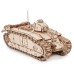 Bouwpakket Tank Char B1- WOII- World of Tanks- hout