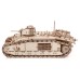 Bouwpakket Tank Char B1- WOII- World of Tanks- hout