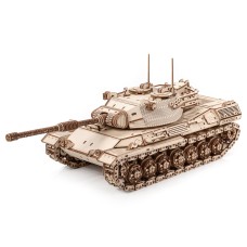 Bouwpakket Tank Leopard 1- WOII- World of Tanks- hout
