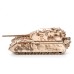 Bouwpakket Tank Maus 'Wüstenschiff' - WOII- World of Tanks- hout