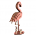 Bouwpakket Houten Flamingo- kleur