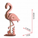 Bouwpakket Houten Flamingo- kleur