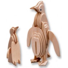 Houten pinguin bouwpakket