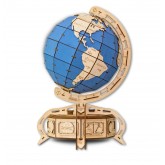 Bouwpakket Globe Mechanisch groot- blauw