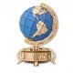 Bouwpakket Globe Mechanisch groot- blauw