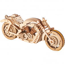 Bouwpakket Motor Motorfiets 2 hout- Mechanisch