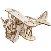 Bouwpakket Vliegtuig- Biplane- Mechanisch